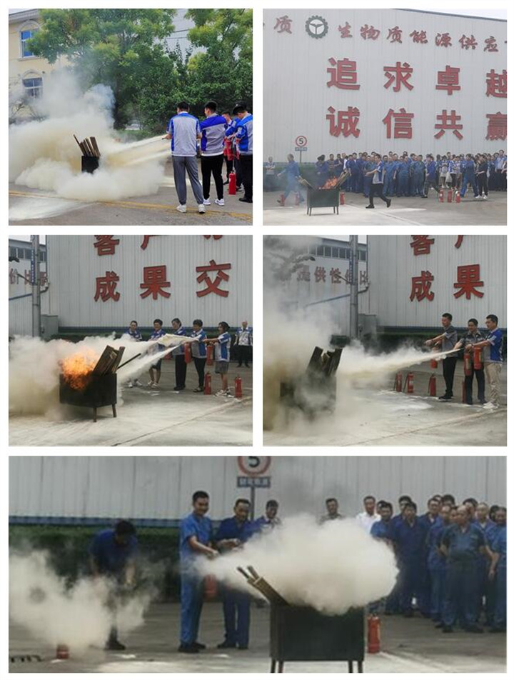 隨后,集團消防安全員為廣大職工講解滅火器和消防水槍的使用方法,并現場演示。廣大員工積極參與到教學演練當中,進一步鞏固消防培訓知識。 隨后,集團消防安全員為廣大職工講解滅火器和消防水槍的使用方法,并現場演示。廣大員工積極參與到教學演練當中,進一步鞏固消防培訓知識。
